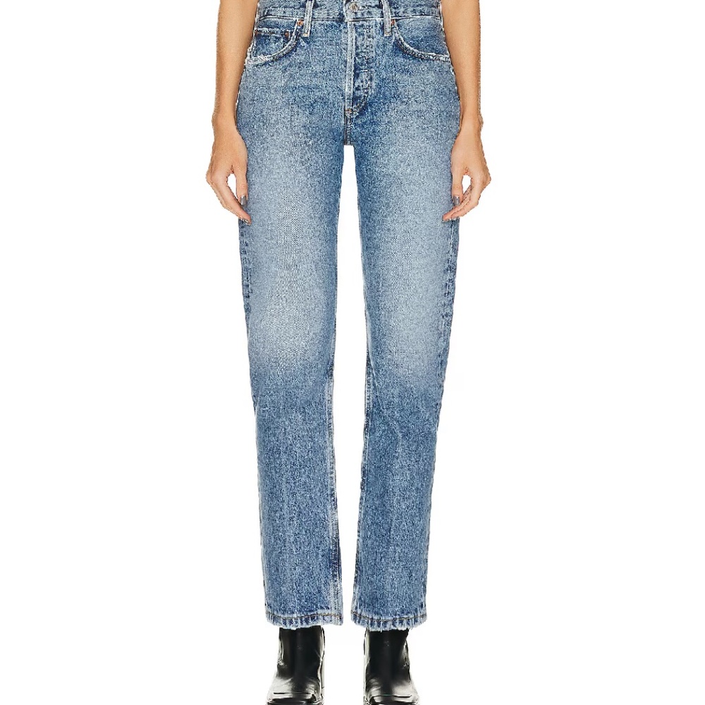 Agolde Parker Long Distressed Jeans
